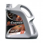 Моторное масло G-Energy Synthetic Active 5W30, 4л